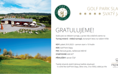 Pozvánka – Turnaj mistrů – vítězů turnajů